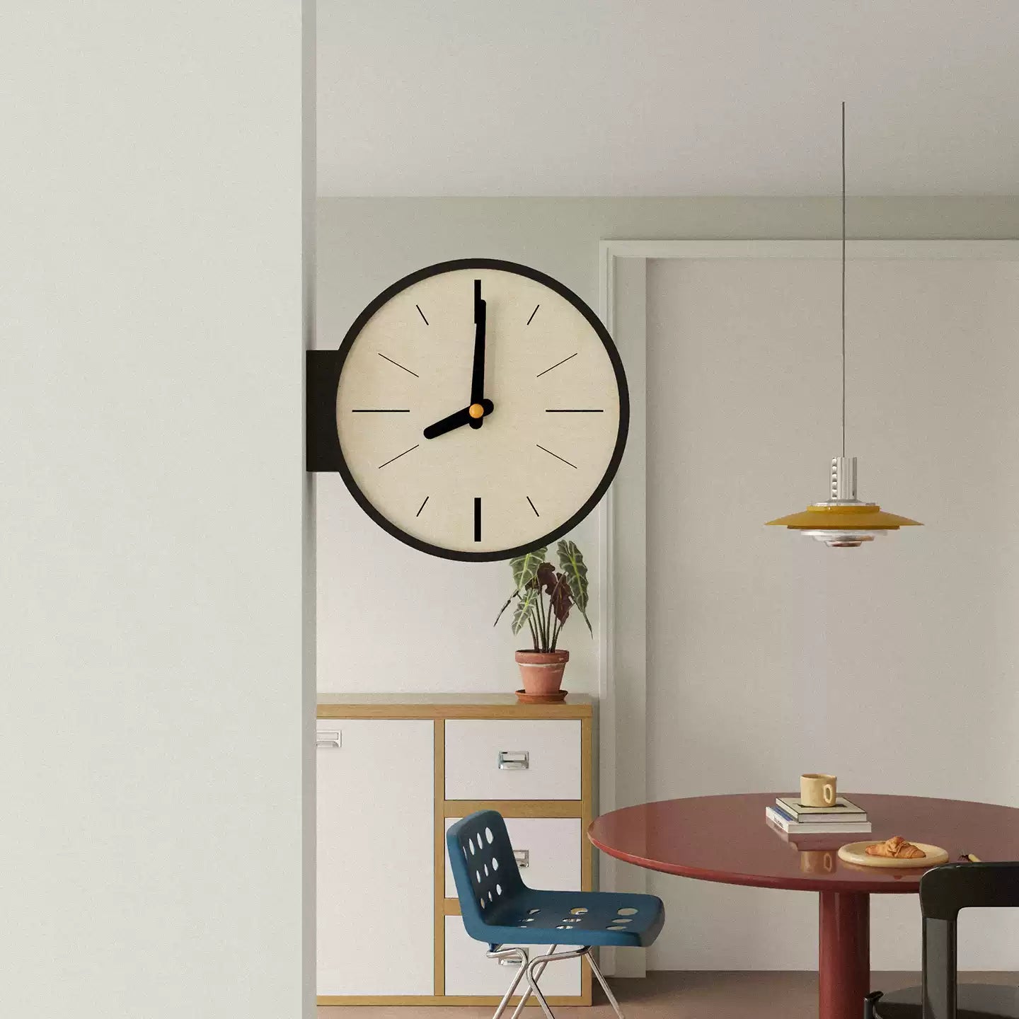Classic Corner View Clock-0