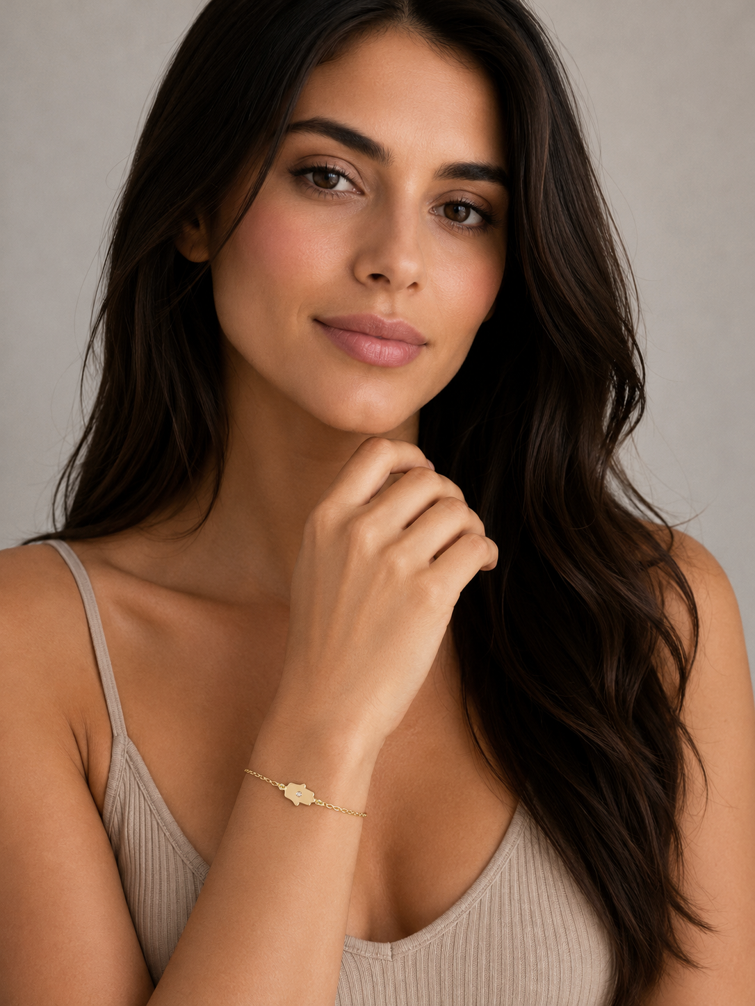 Dani Hamsa Classic Diamond Bracelet | Anklet