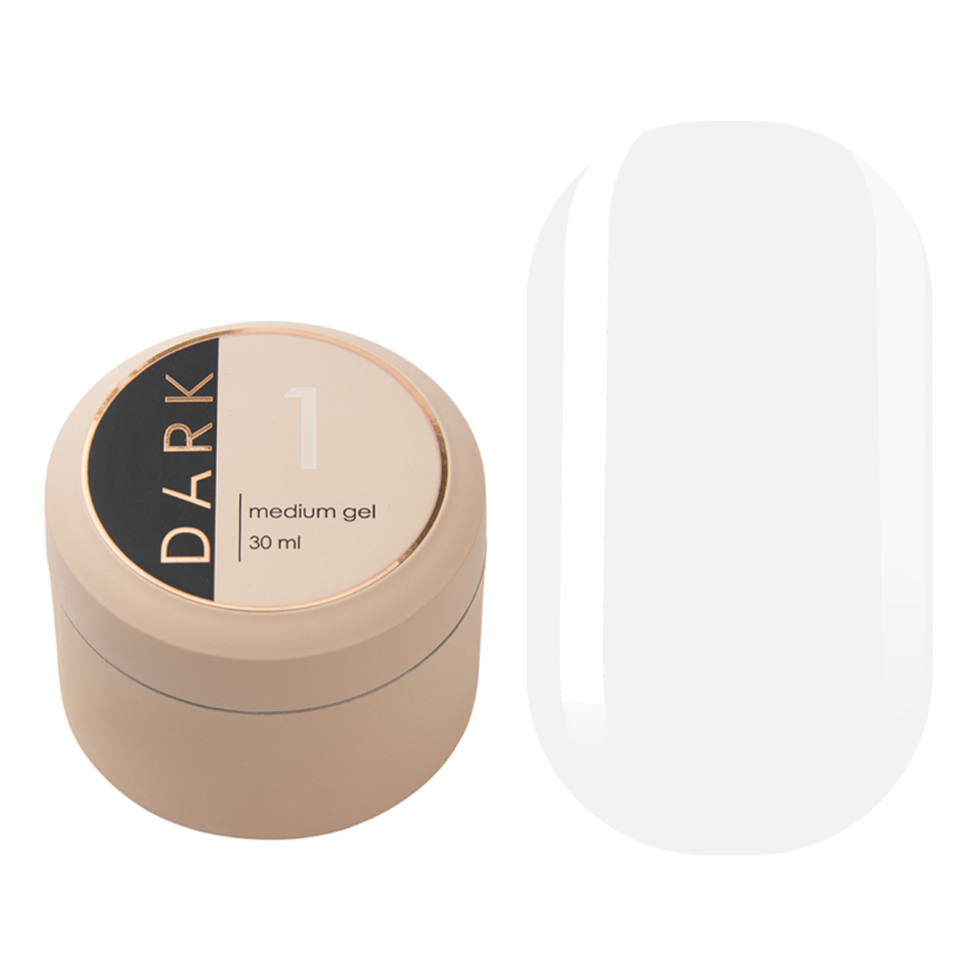 DARK Medium Gel #01 (Clear), 15ml and 30ml-0