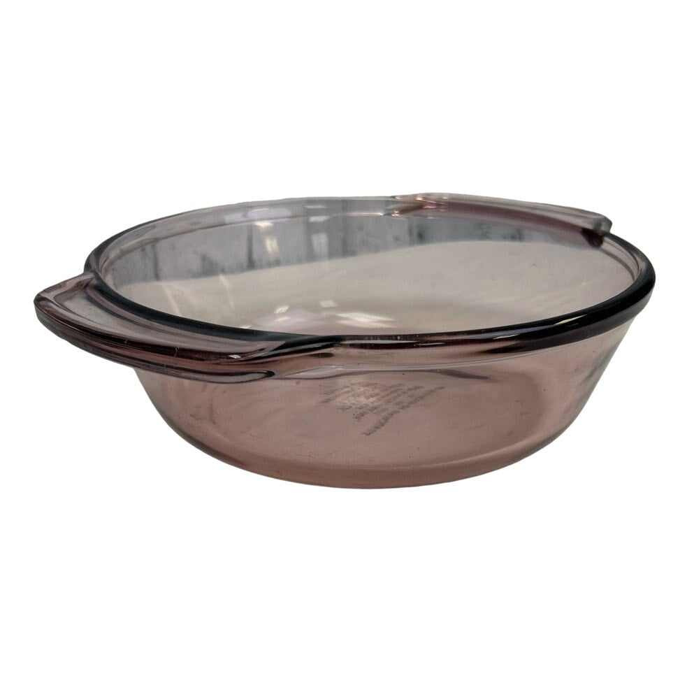 Anchor Ovenware Cookware 1.5QT Microwave Oven Safe Casserole 8" Round Glass Dish
