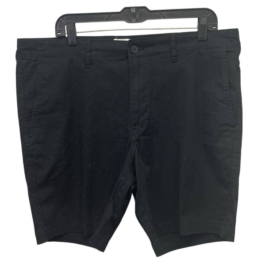 H&M Mens Size 38 Regular Fit Cotton Blend Zipper Front Long Board Shorts
