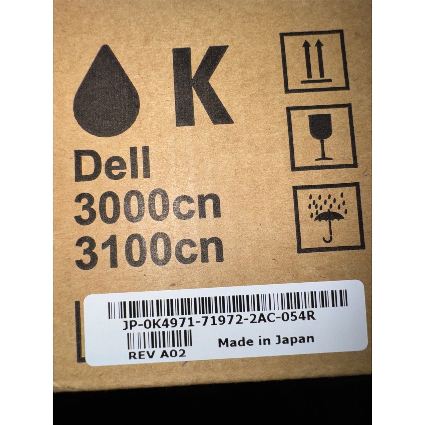 Dell K4971 Black Toner Cartridge CT200481 for 3000cn / 3100cn Printer NEW