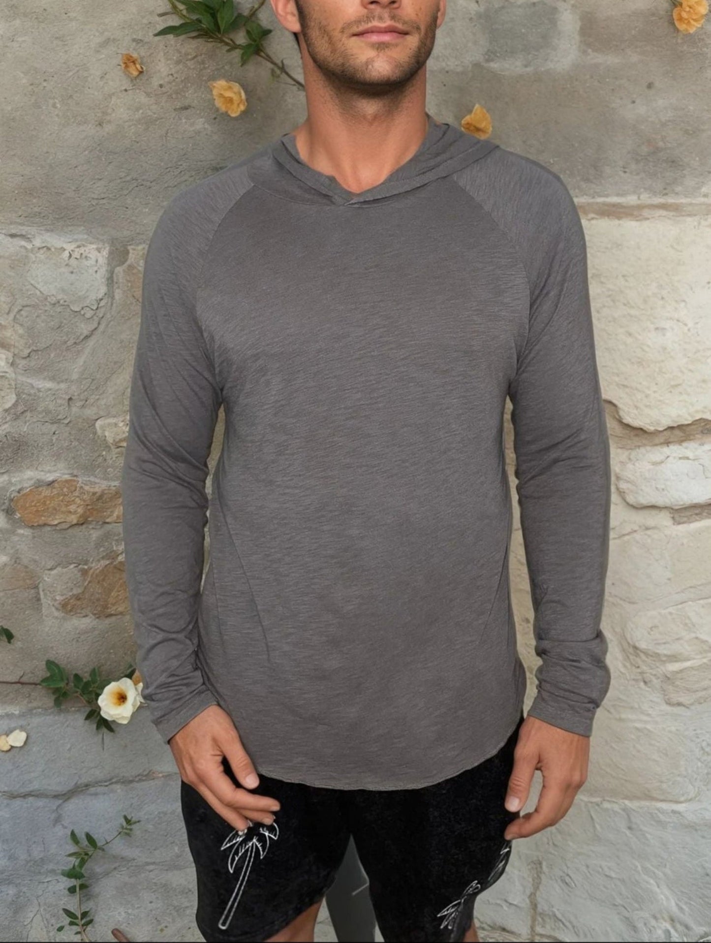Summer Casual Bundle (4 Corners Hoodie Ash Gray and "Business, Not Personal" Dutch White) (