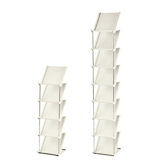 8 Tier Vertical Shoe Rack Narrow Free Standing Storage Organizer for Entryway Space-Saving Stackable Shoe Holder Corner Shoe Tower For Entryway Bedroo