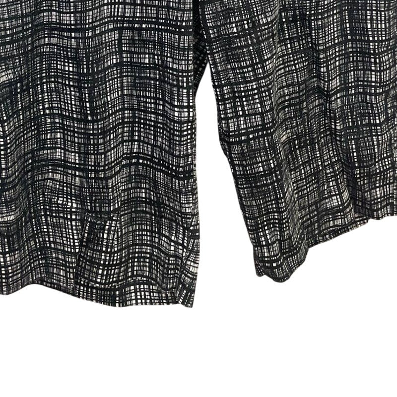 Christopher & Banks Womens Size 16 Stretch Cotton Skimmer Plaid Shorts