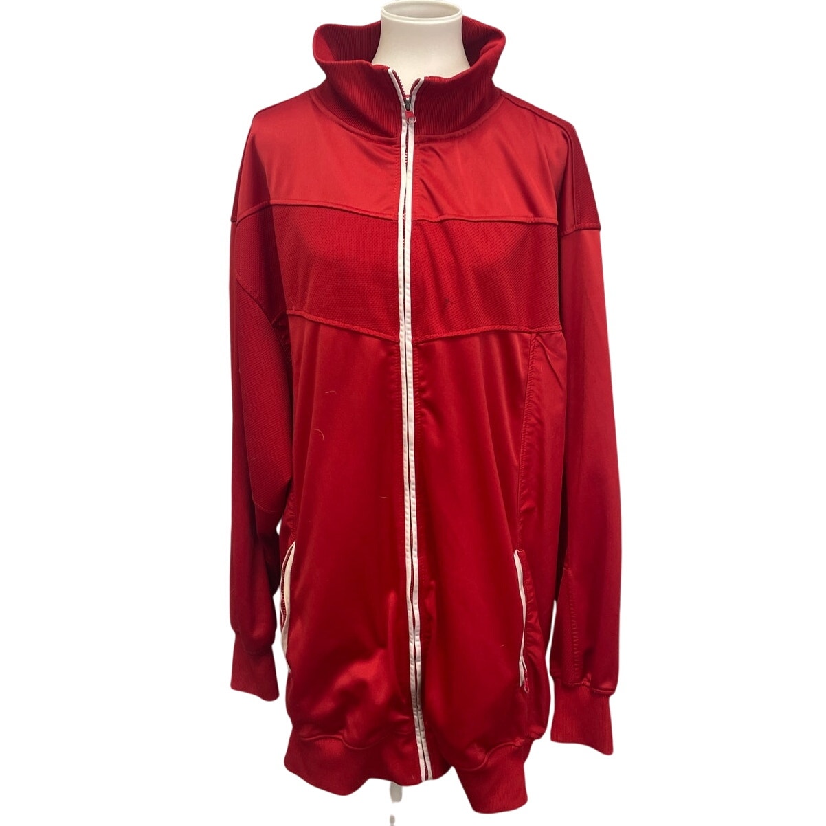 Koman Mens 3XL Long Sleeve Full Zip Long Sleeve Polyester Athletic Track Jacket