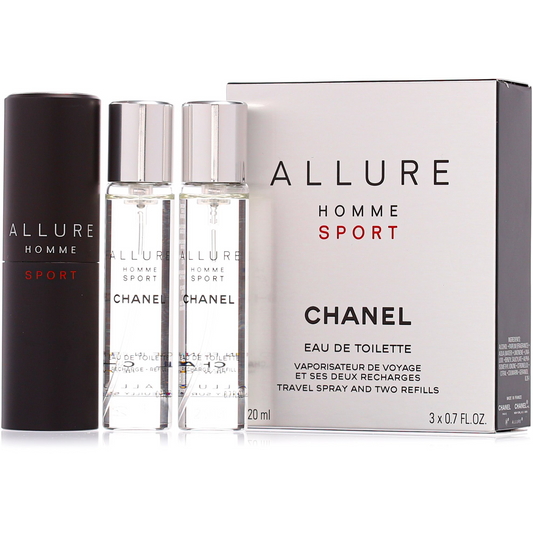 Chanel Allure Homme Sport EDT 60ml (3x20) hordozó + utántöltő Uraknak (3145891238006)-0