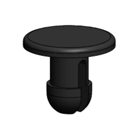 100 New Essentra Components Push In Black Nylon Fasteners 27PIF0071B