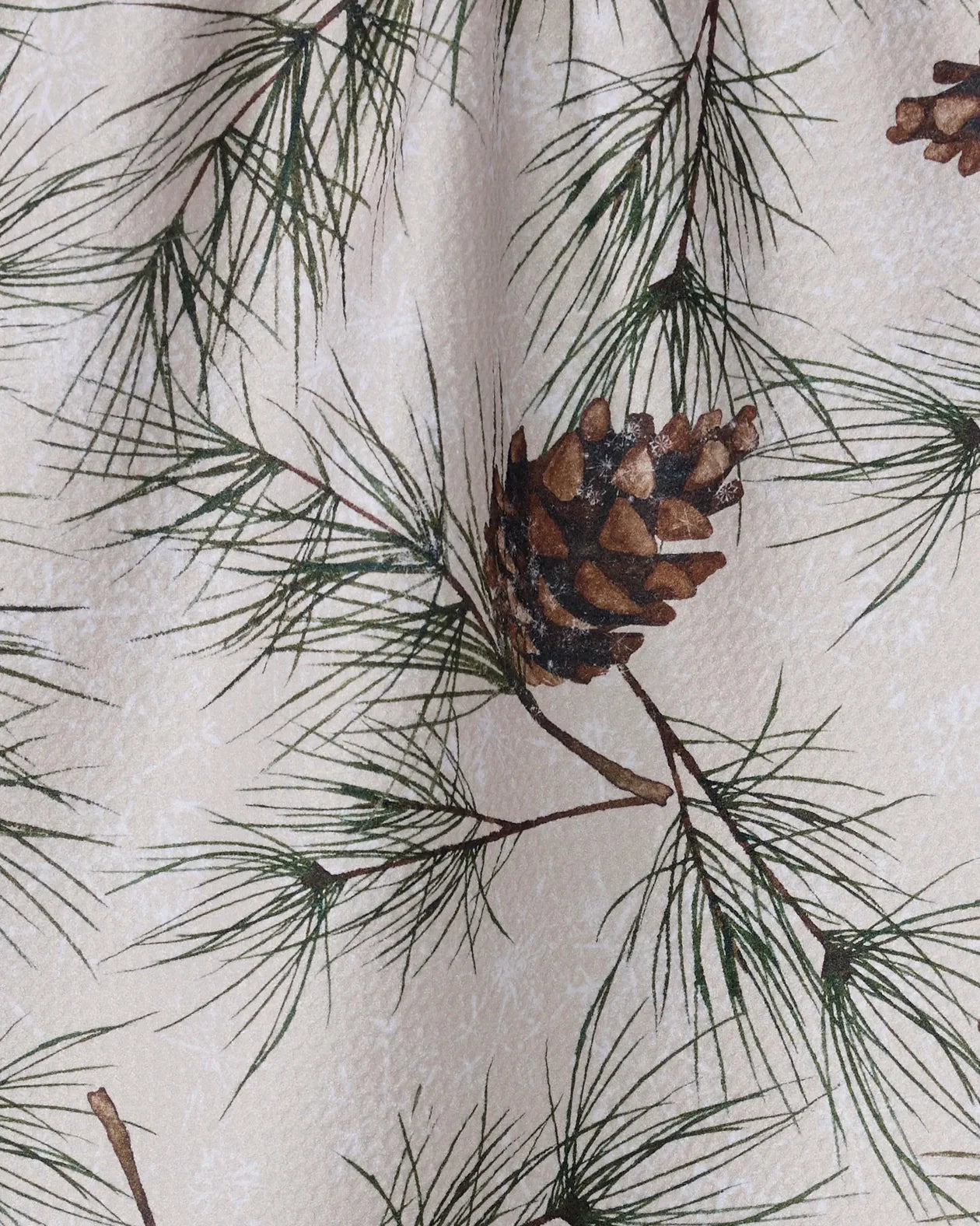 Evergreen Frost Geometry Tea Towel