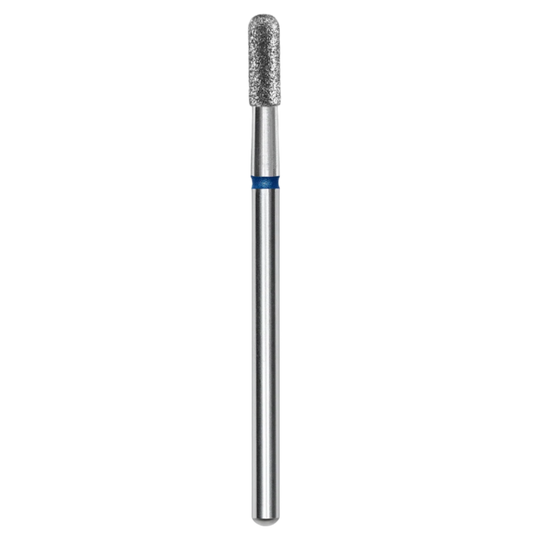 DIAMOND NAIL DRILL BIT, "CYLINDER", BLUE, HEAD DIAMETER 2.5 MM/WORKING PART 6.5 MM (FA30B023/6.5) - STALEKS™-0