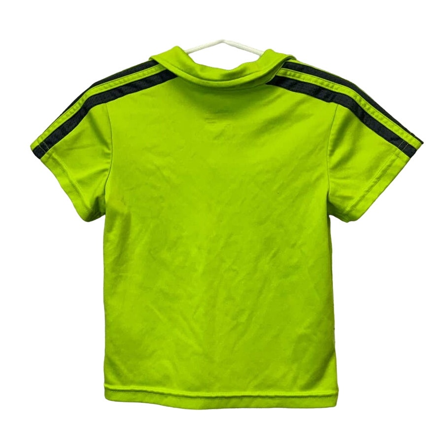Adidas Boys 18 Mos Athletic Polyester Short Sleeve Collared Polo Shirt