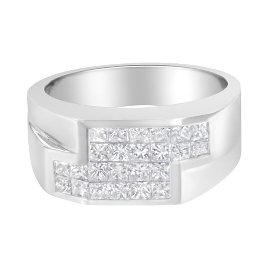 14KT White Gold Diamond Cluster Ring (1 3/4 cttw, G-H Color, VS2-SI1 Clarity)-0