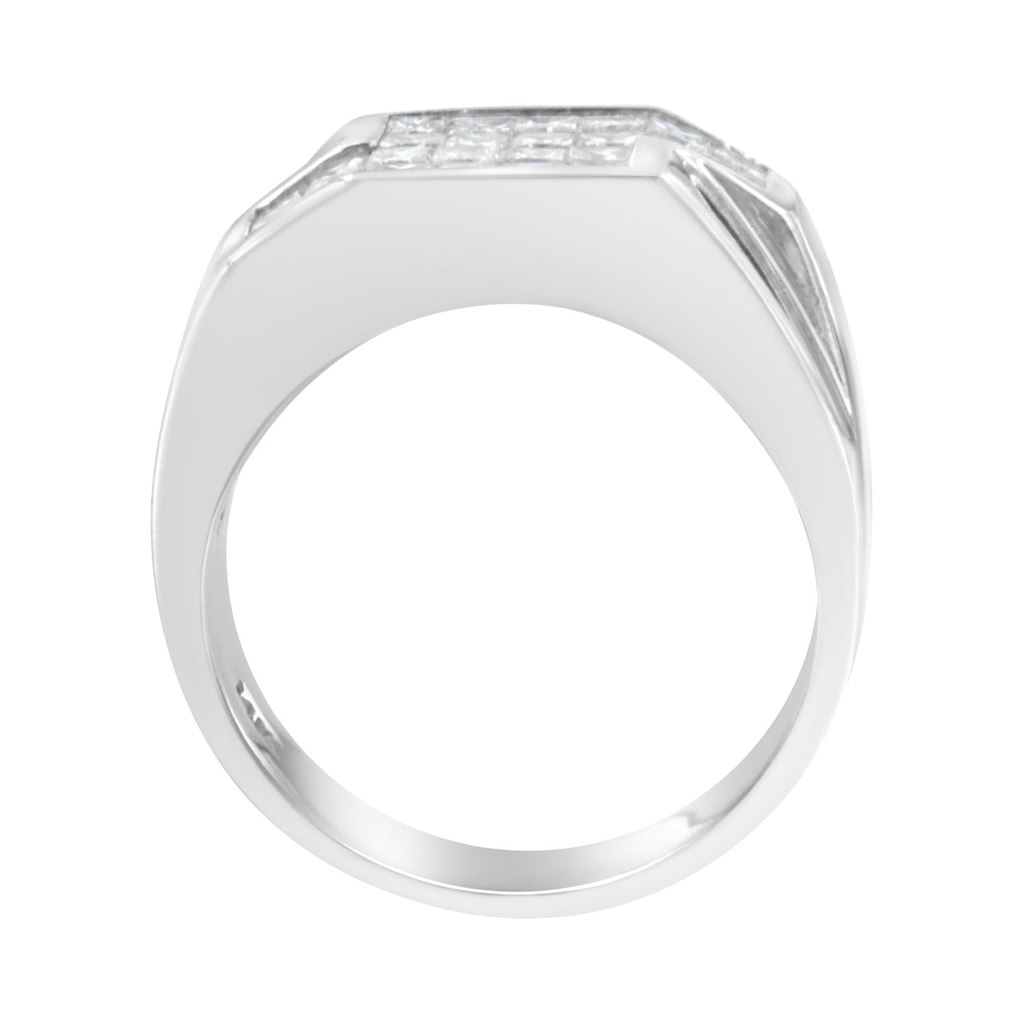 14KT White Gold Diamond Cluster Ring (1 3/4 cttw, G-H Color, VS2-SI1 Clarity)-1