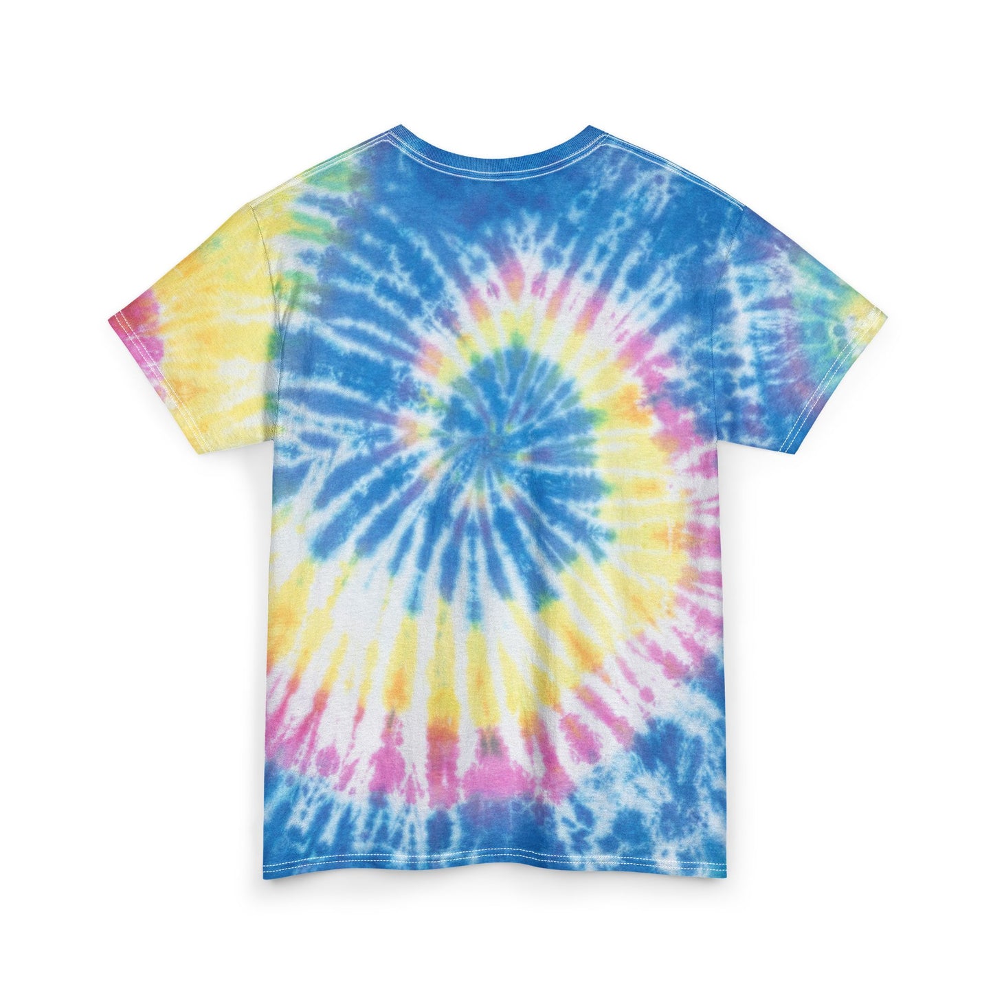 Tie Dye Tee — "Somebody Loves You" Pastel Heart Graphic