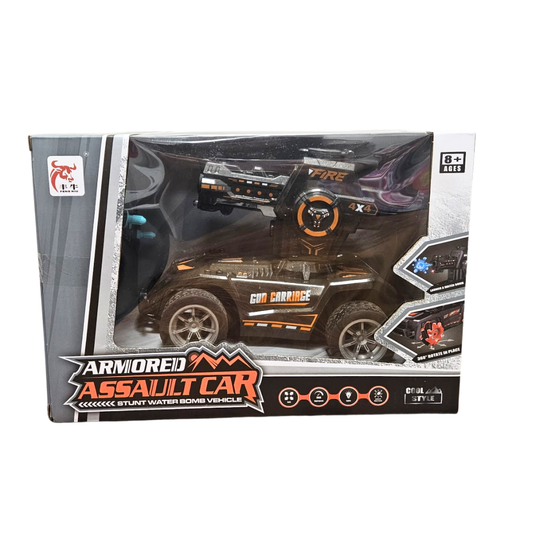 Feng Niu Armored Assault RC Stunt Car with Water Bomb Launcher