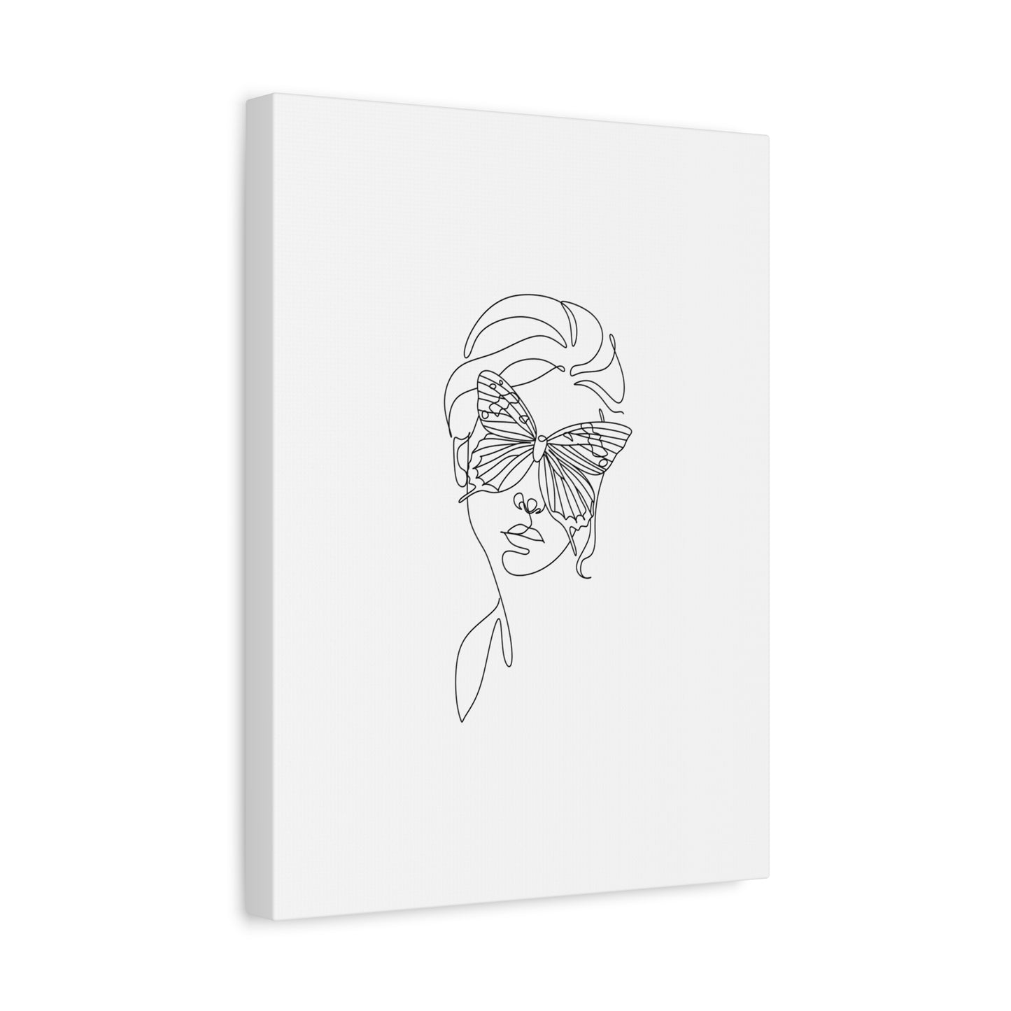 Minimalist Butterfly Canvas Art, Modern Home Decor, Gift for Nature Lovers, Wall Art for Women, Inspirational Wall Art