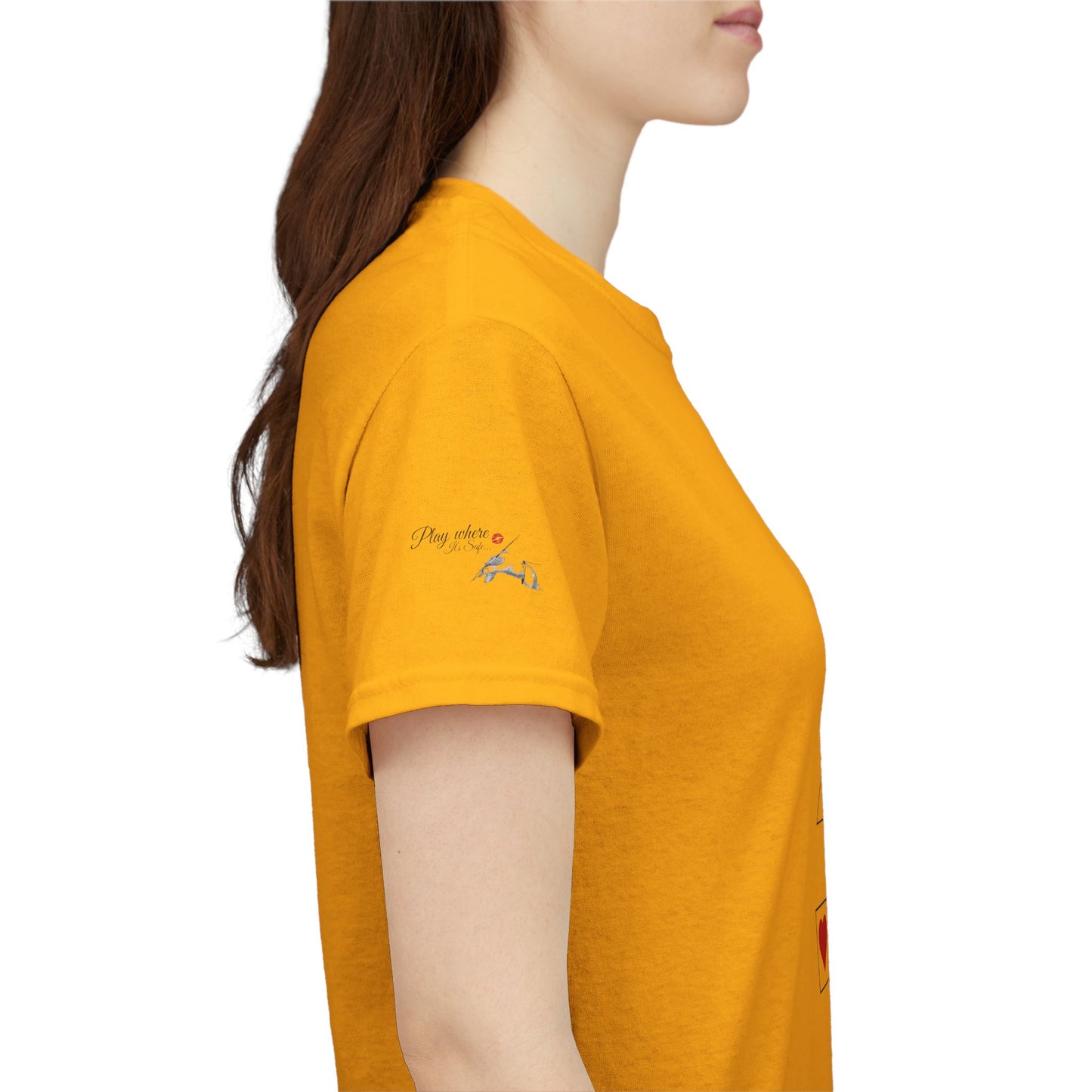 Single Taken Avoiding the Pen Play Where It's Safe T-Shirt Unisex Heavy 100% Cotton Tee