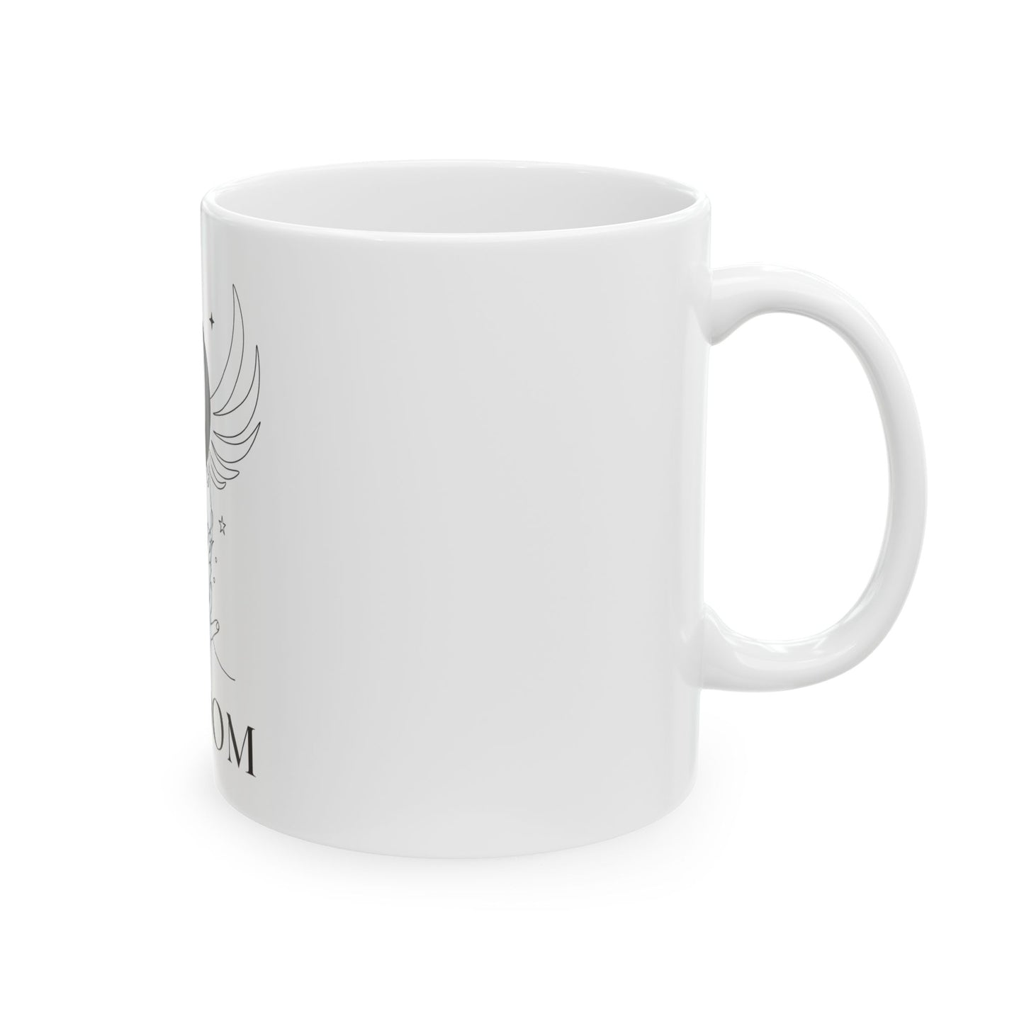 Wisdom Themed Ceramic Mug - Empowering Gift for Coffee Lovers, Inspirational Coffee Cup, Unique Home Decor, Perfect for Birthdays, Self-Care