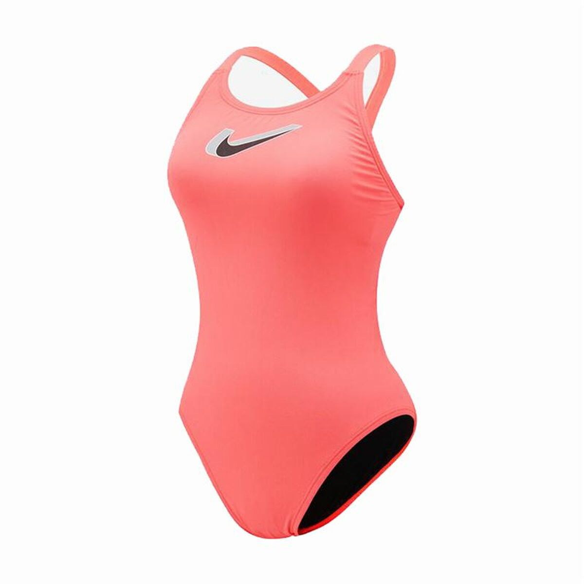 Women’s Bathing Costume Nike Hydrastrong Salmon Coral-0