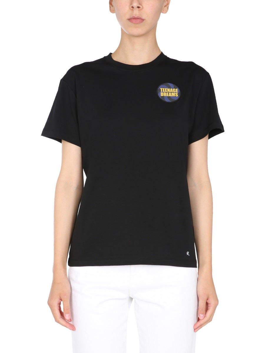 Raf Simons Women Crew Neck T-Shirt