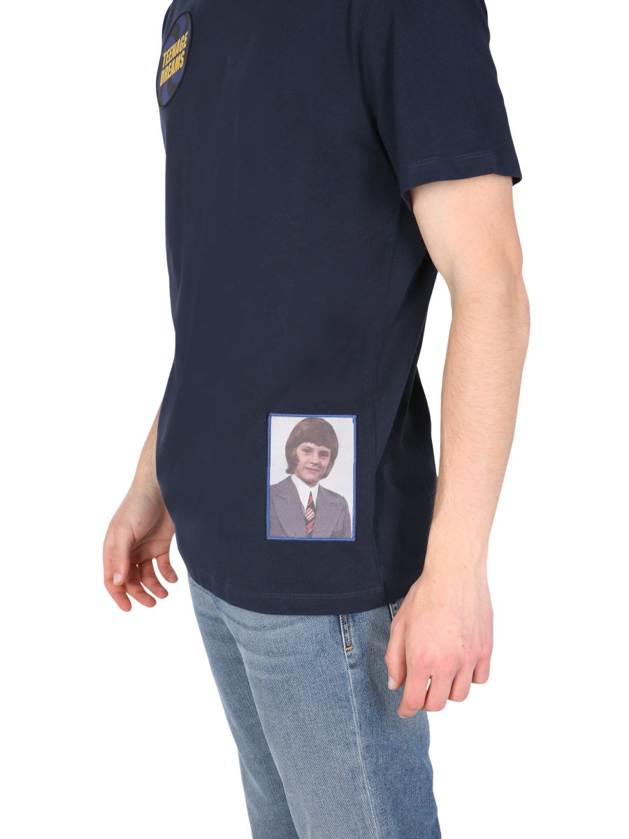 Raf Simons Men Crew Neck T-Shirt