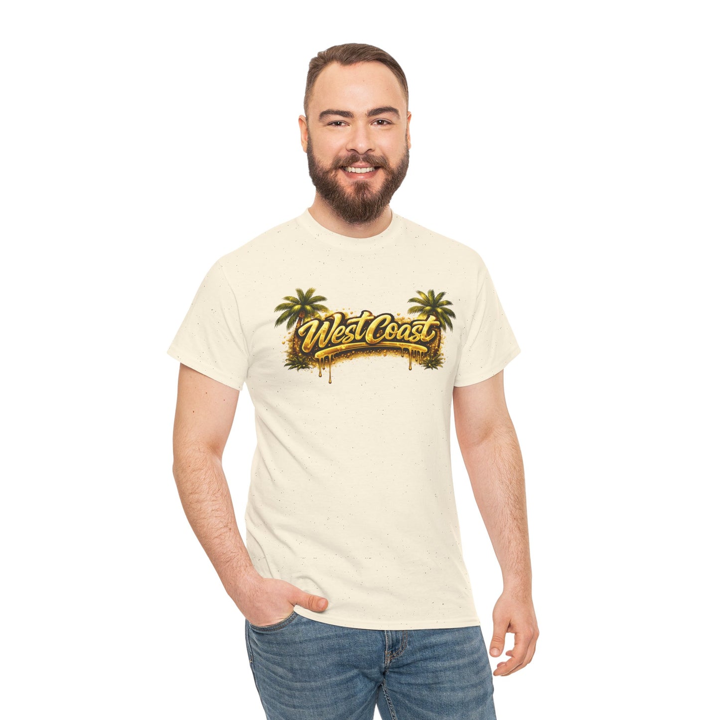 West Coast Palm Tree T-Shirt — Retro Surf Vibe Tee