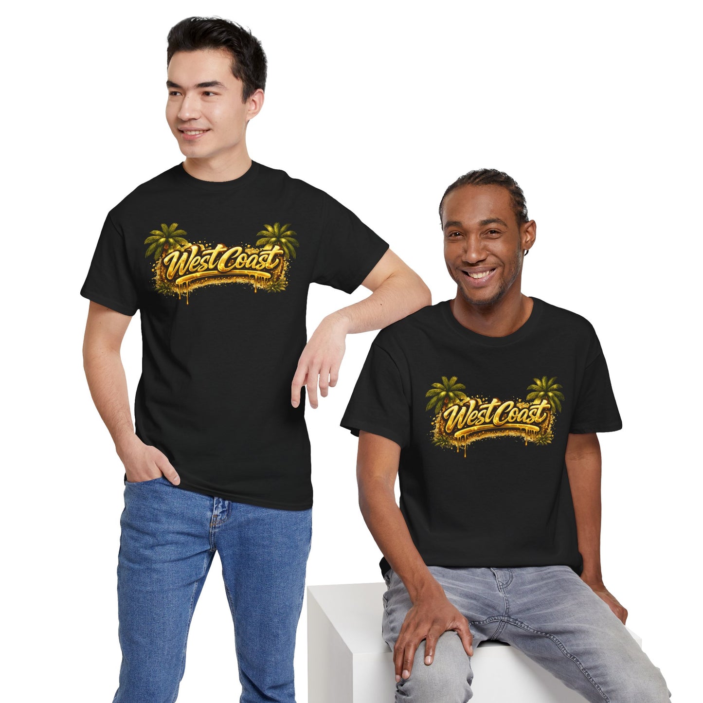 West Coast Palm Tree T-Shirt — Retro Surf Vibe Tee