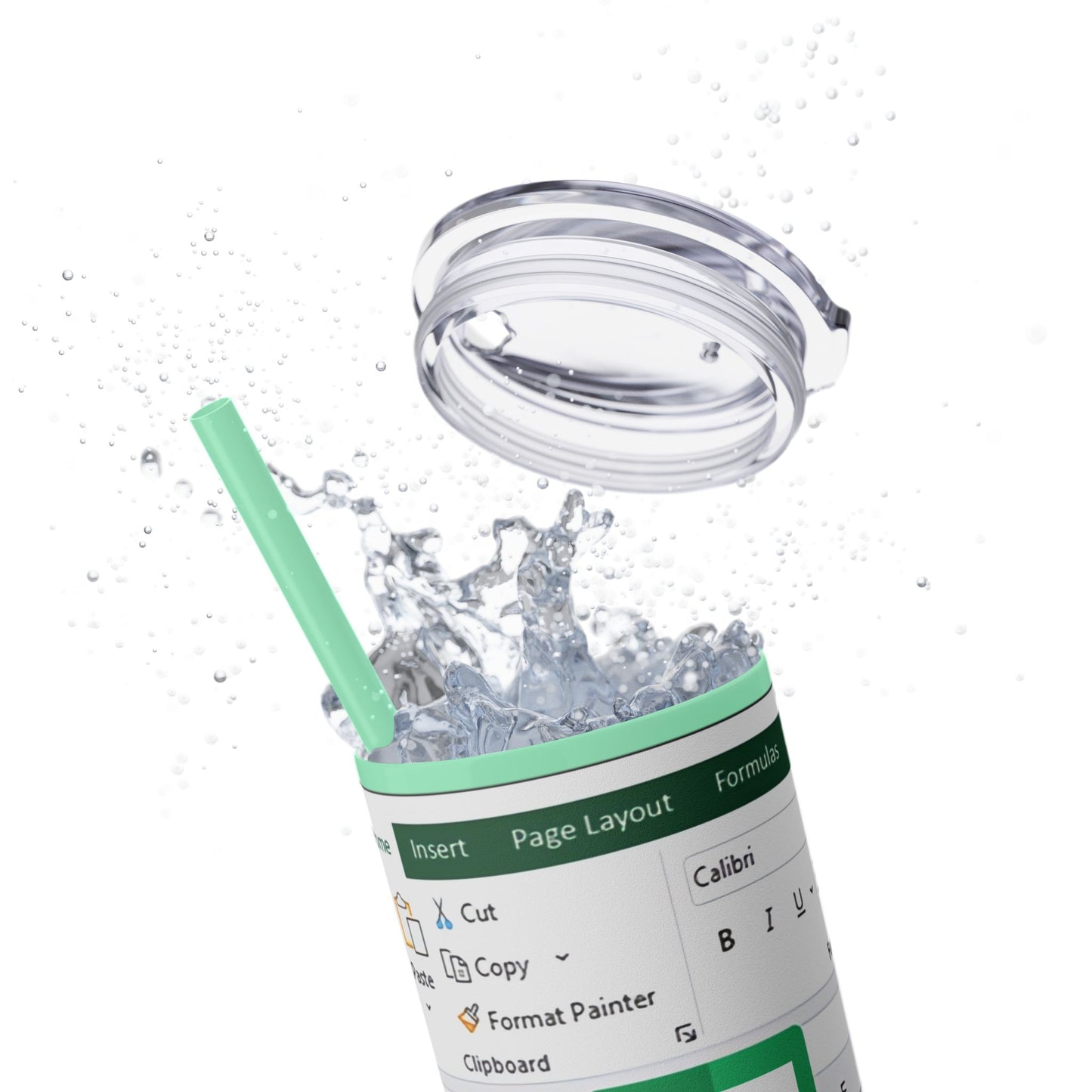 Freak in the Sheets Spreadsheet Themed Tumbler, 20oz Gift for Students, Accountants, Office Humor, Funny Drinkware