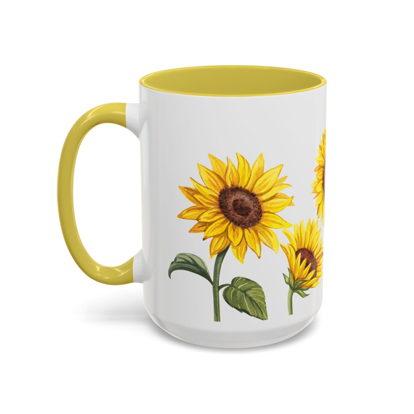 Sunflower Butterfly Mug - Cheerful Coffee Cup, Flower Mug, Gift for Garden Lovers, Spring Decor, Nature Inspired Kitchenware