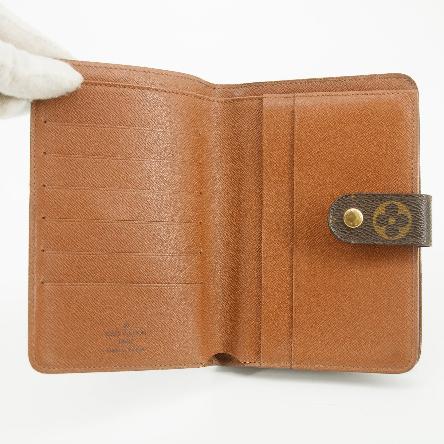 Louis Vuitton Monogram Canvas Porte Papier Zippe Compact Wallet #5146