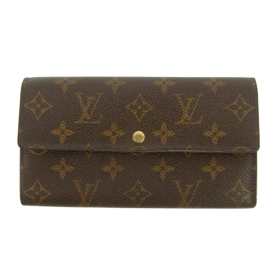 Louis Vuitton Monogram Canvas Sarah Long Wallet #5153