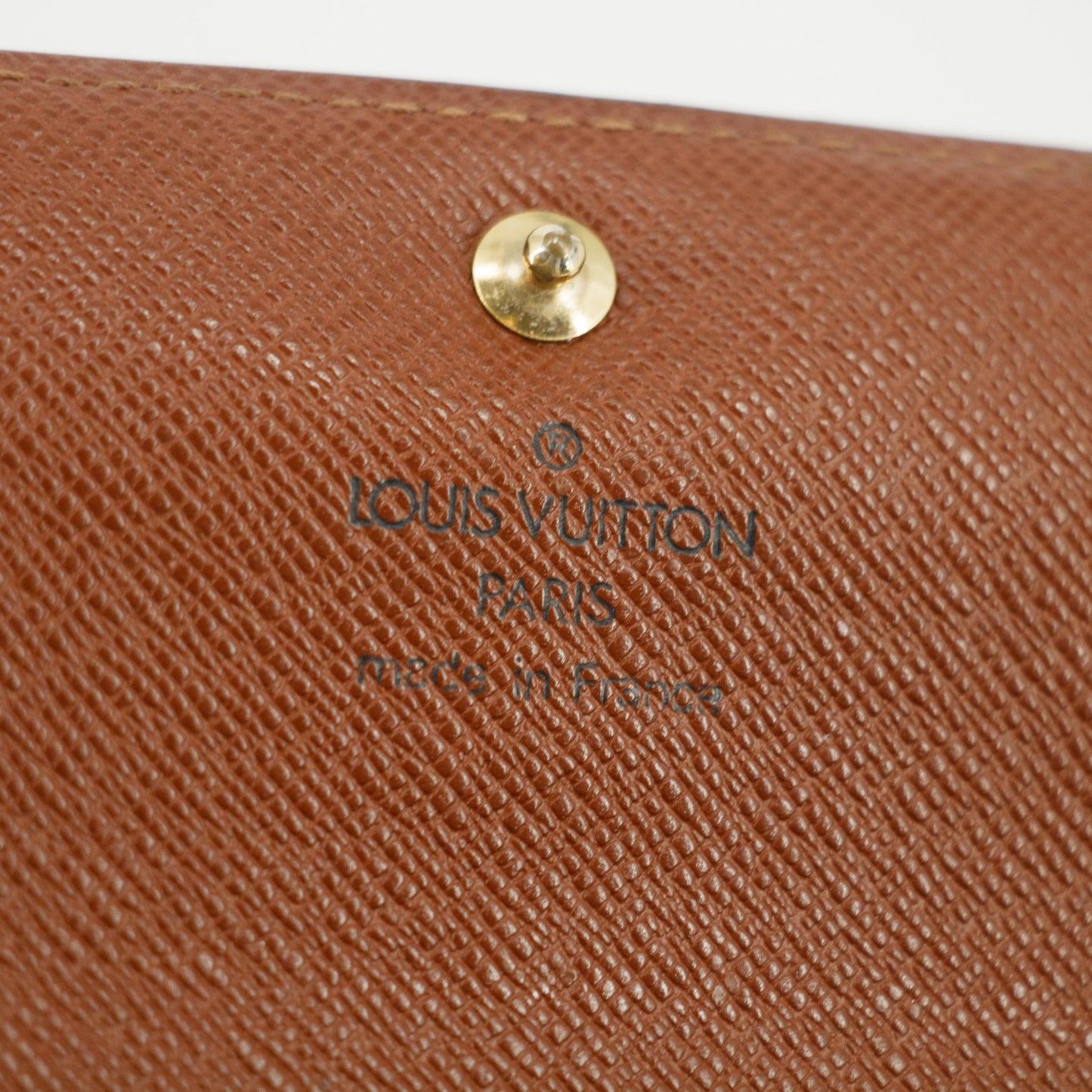 Louis Vuitton Monogram Canvas Sarah Long Wallet #5153