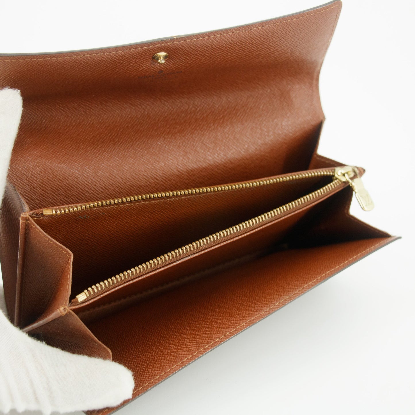 Louis Vuitton Monogram Canvas Sarah Long Wallet #5153