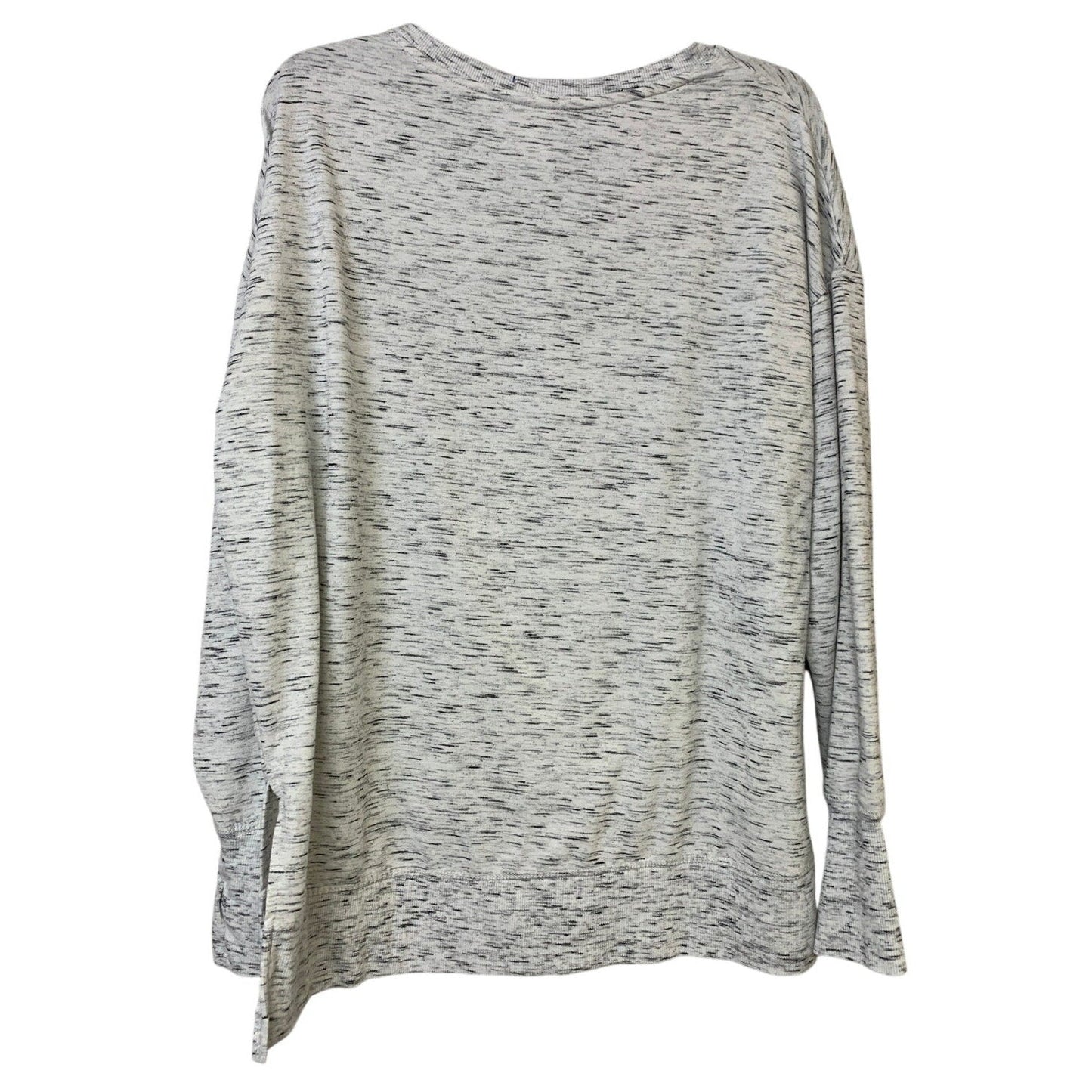Upcycled Hand Printed Womens Large Simply Blessed Long Sleeve Light Sweatshirt