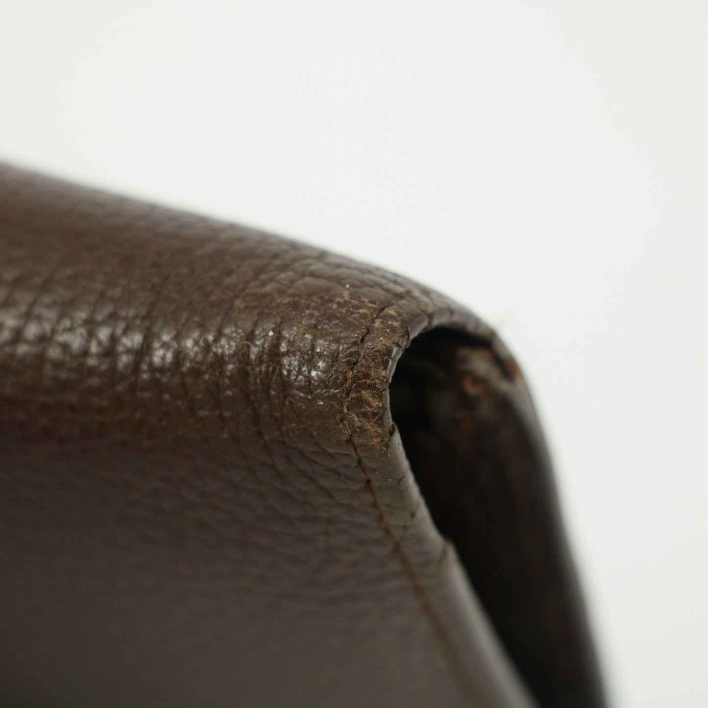 Hermes Brown Leather Long Wallet #5179