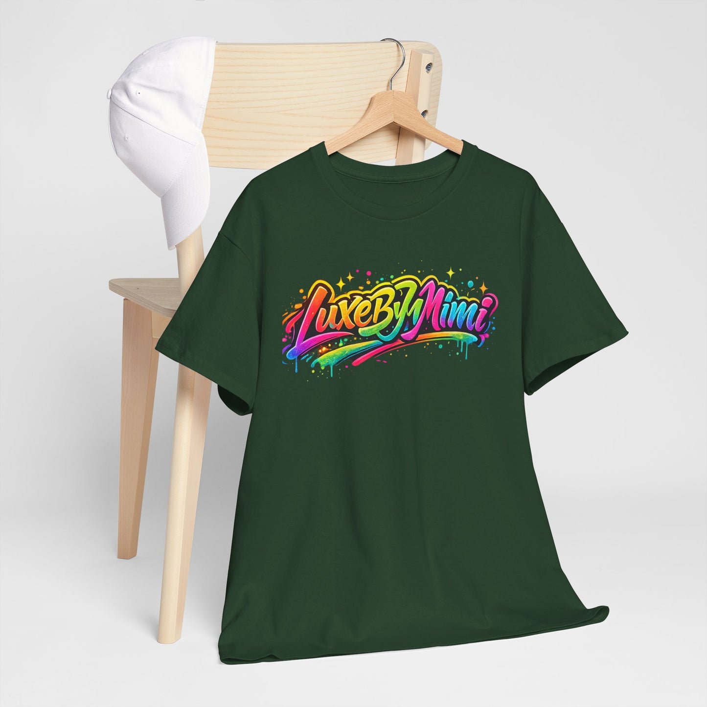 Graffiti Logo T-Shirt — 'Luxe By Mimi' Brand Colorful Streetwear Tee