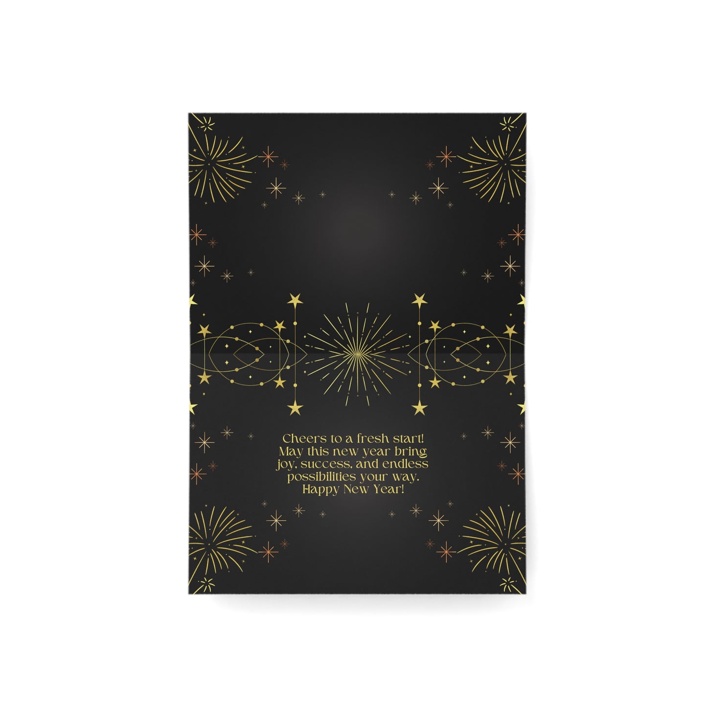 Stylish New Year Greeting Cards - Festive Holiday Stationery for Celebrations, Invitations, Gift Cards, and Special Occasions