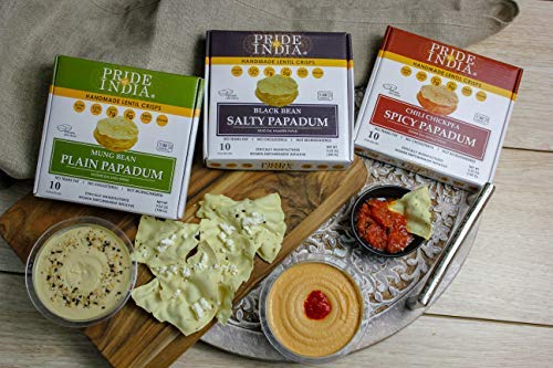 Salty Black Bean Namkeen Papadum Lentil Crisp-2