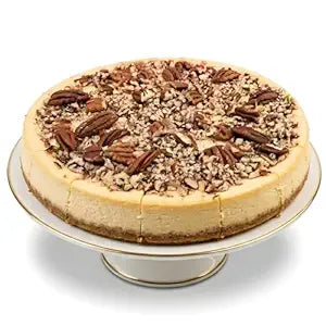 Andy Anand Caramel Pecan Cake, 9-Inch, 2 lb – Gift Boxed, Birthday, Wedding, Anniversary, Christmas, Mother's & Father's Day Dessert Gift