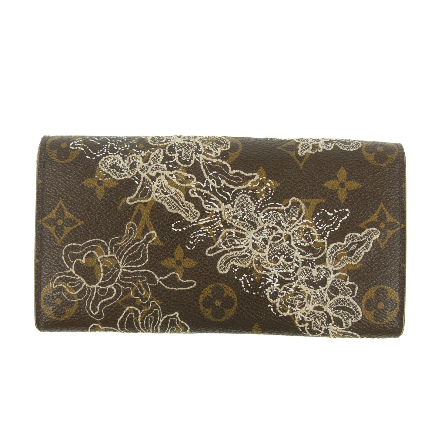 Louis Vuitton Monogram Canvas Dentelle Sarah Long Wallet #5205