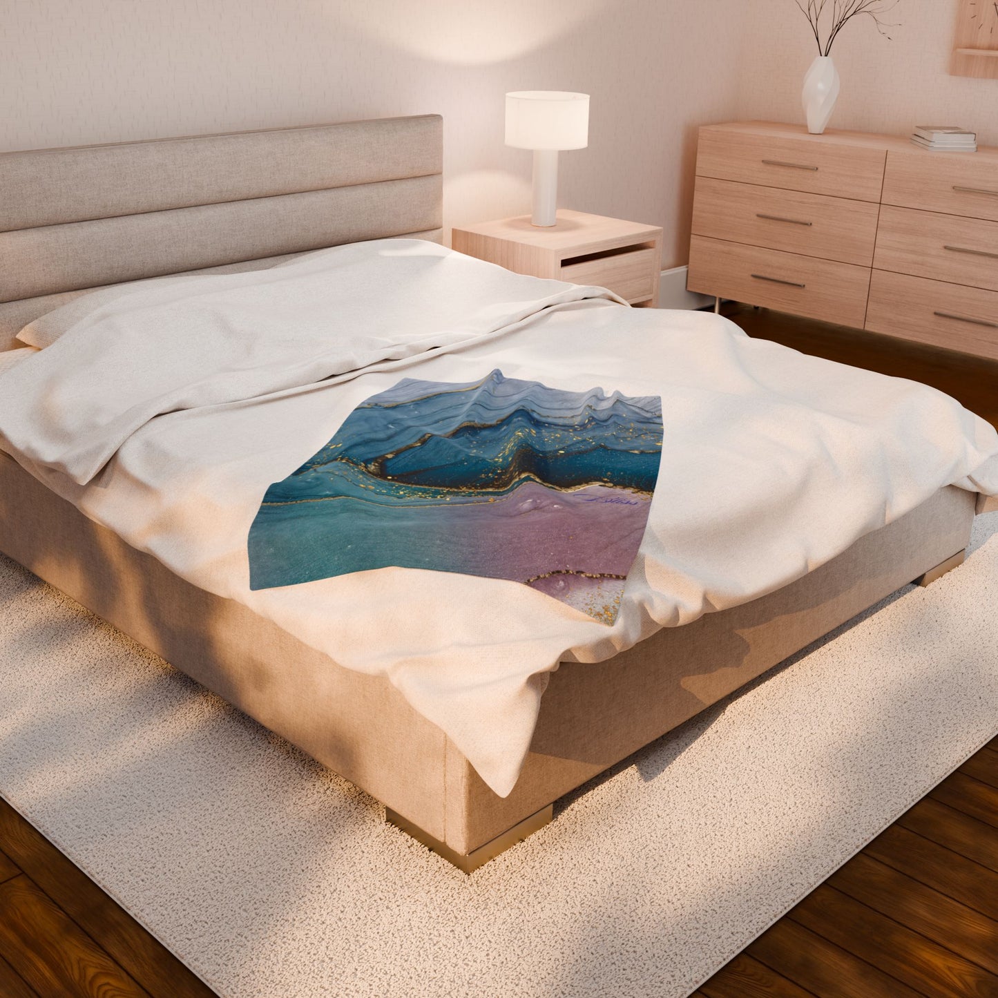 Luxe Velvet Throw Blanket, Cozy Decorative Cover, Soft Plush Blanket for Home, Gift for Her, Perfect for Bed & Sofa