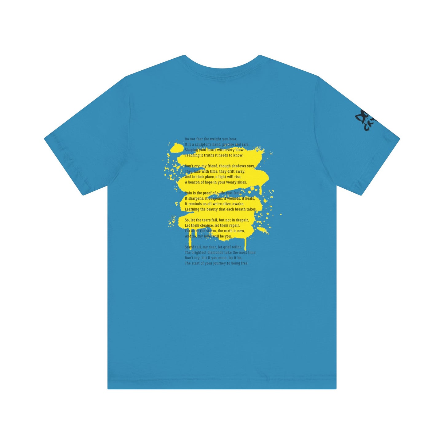 Inspirational Unisex Short Sleeve Tee - Journey to Self-Love & Empowerment