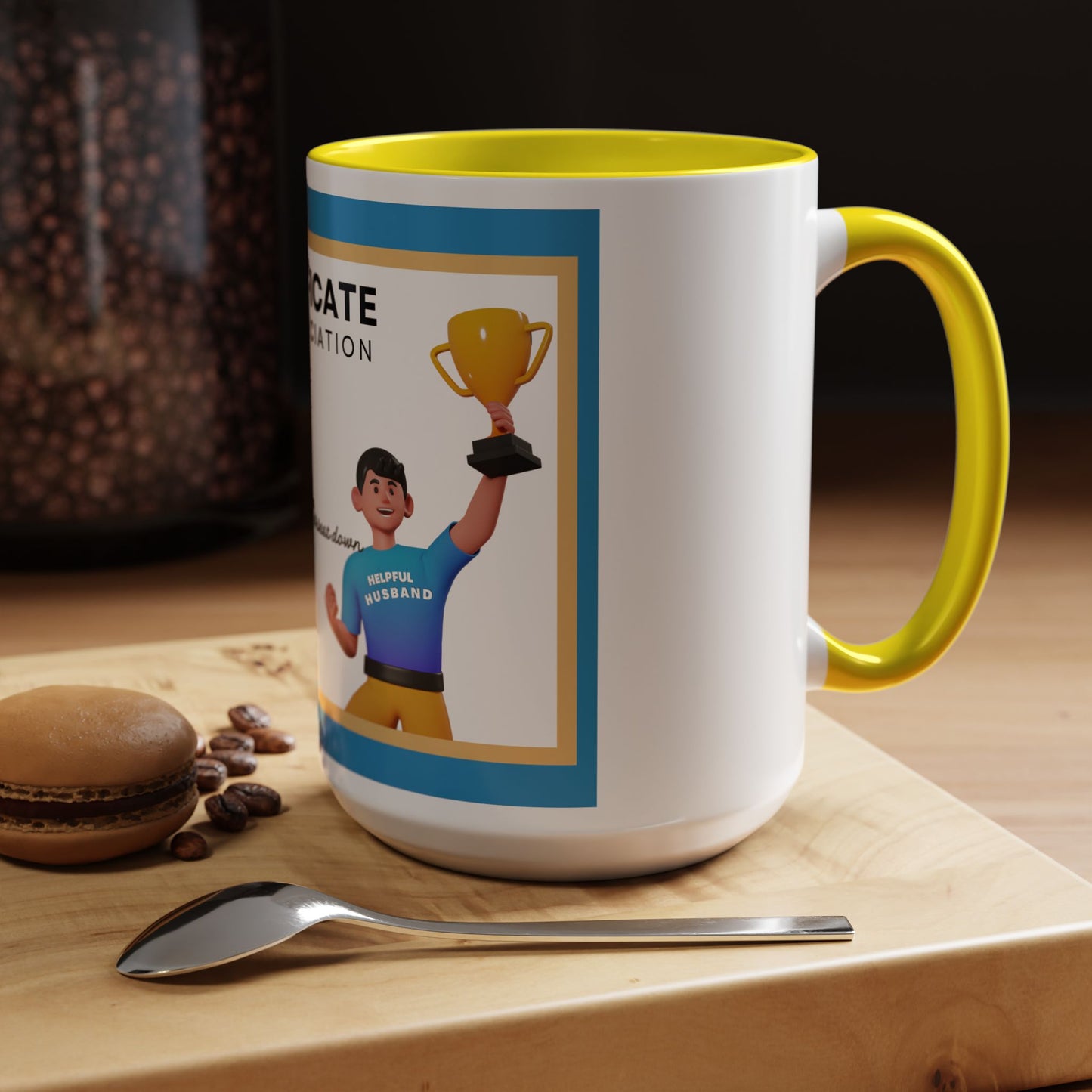 Appreciation Coffee Mug, Leave the Toilet Seat Down, Perfect Gift for Husband, Funny Mug, Award Mug, Cute Office Mug, 11oz & 15oz Options, Motivational Mug