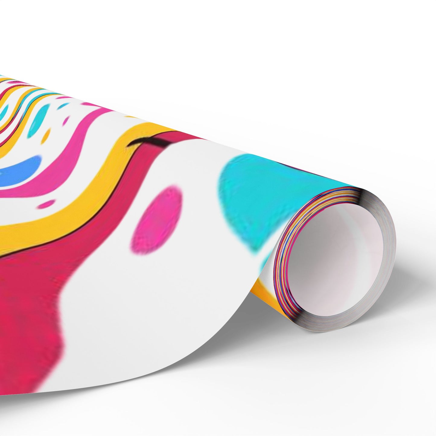 Vibrant Wrapping Paper Rolls - Colorful Gift Wrap for All Occasions, Birthday, Holidays, DIY Projects, Crafting