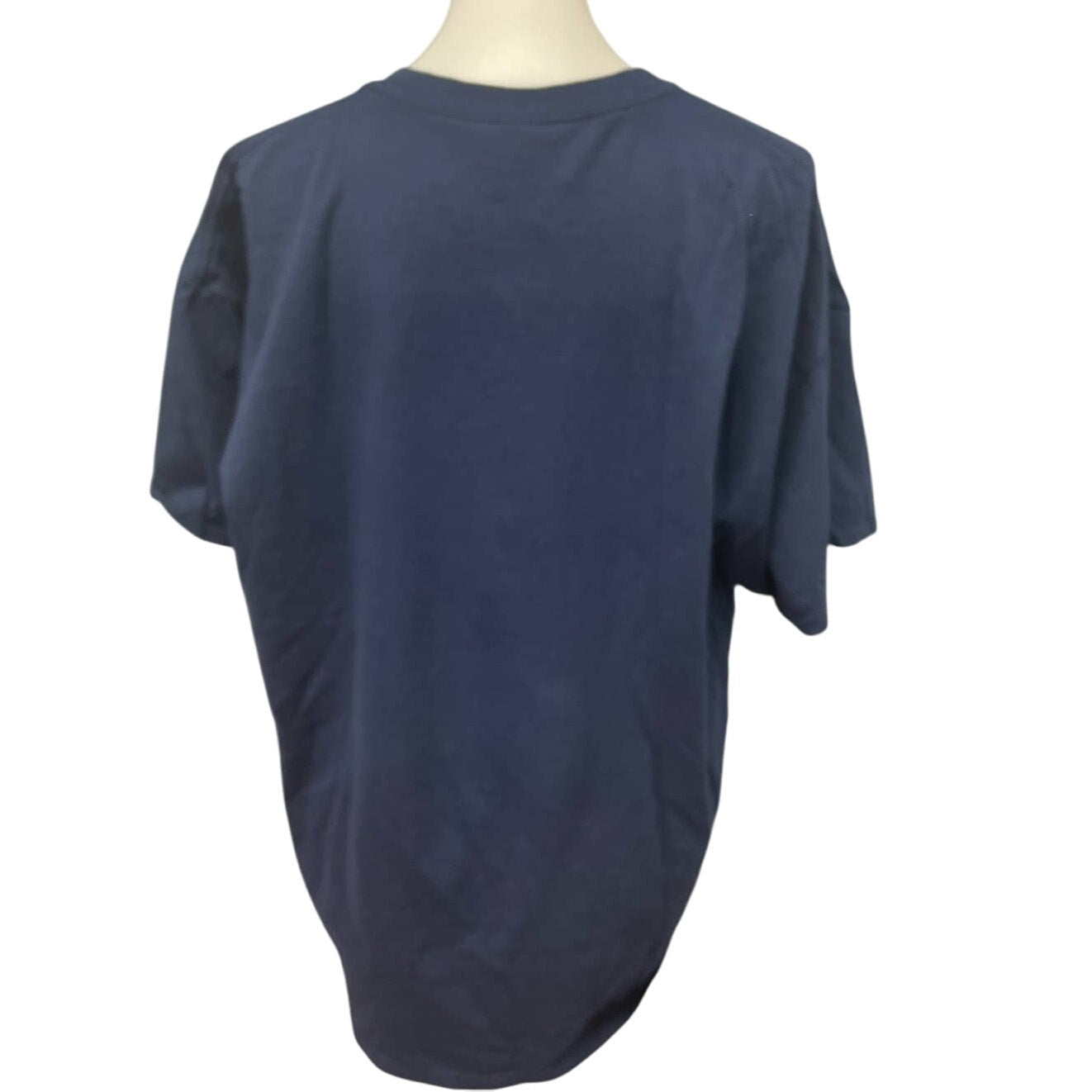 Hand Printed Upcycled XL Pleurotus Spodoleucus Oyster Mushroom Short Sleeve Tee