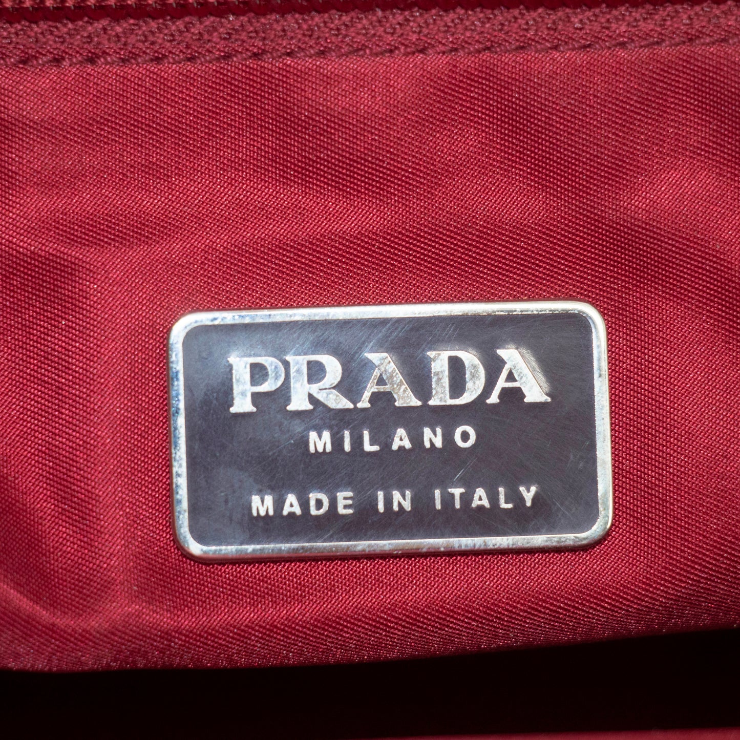 Prada Nyon Red Tote #5251