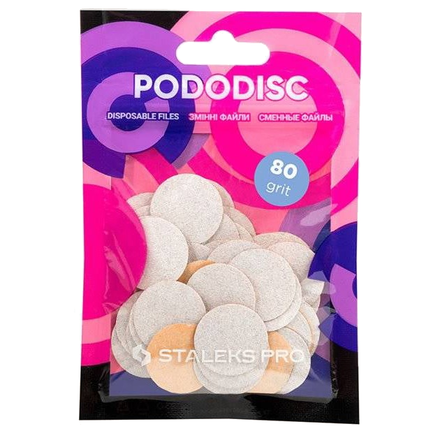 Staleks - Refill Pads for Pedicure Disk PRO M (50pcs) PDF-20-0