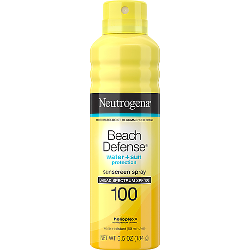 Neutrogena Beach Defense Sunscreen Spray With SPF 100, 6.5 Oz
