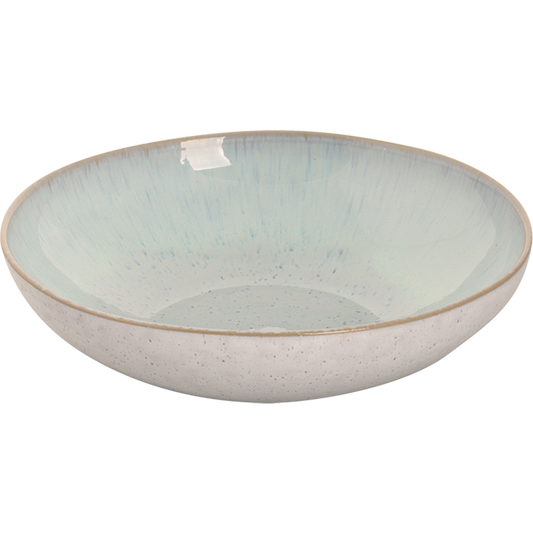 [ Set of 6 ] Deep plate Palmer Light Blue Sea 8.7 inch Blue Stoneware-0