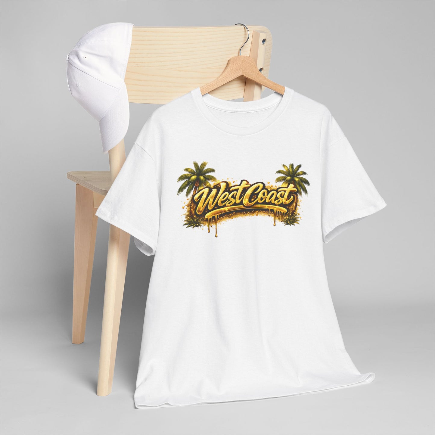 West Coast Palm Tree T-Shirt — Retro Surf Vibe Tee